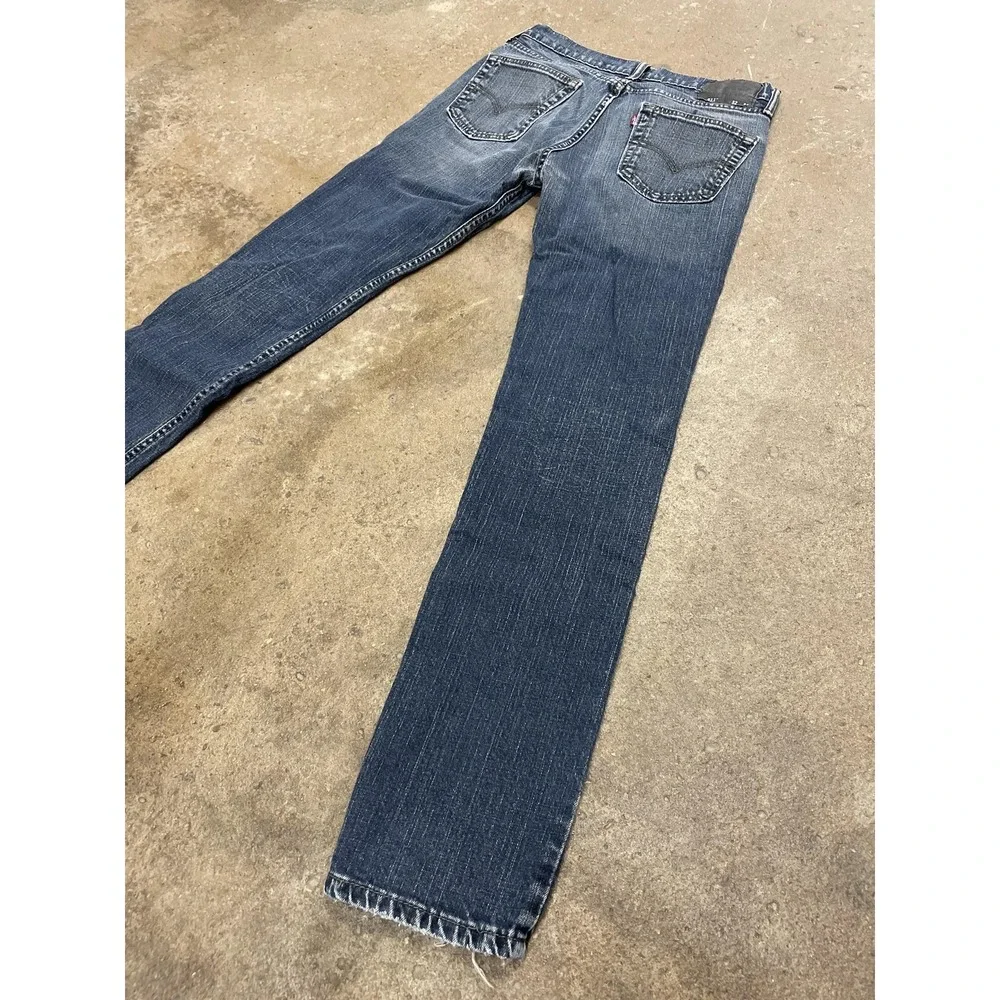 Levis 511 Jeans Mens 32x34 Blue Denim Slim Fit Straight Leg 5-Pocket‎ Zip Fly